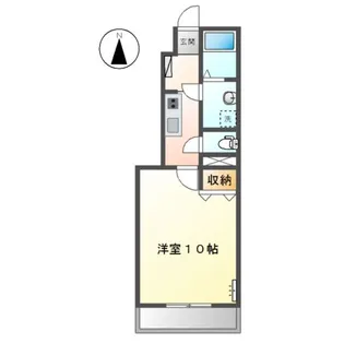 スターリバー【1階】の間取り