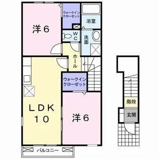 メゾン ド シュウ【2階】の間取り