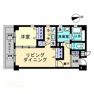 リマーク旅籠町【803号室】の間取り