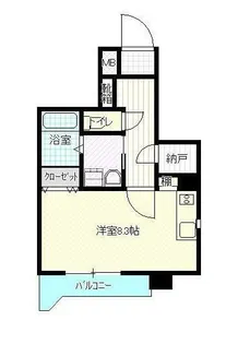 なかよしマンション塩上【4階】の間取り