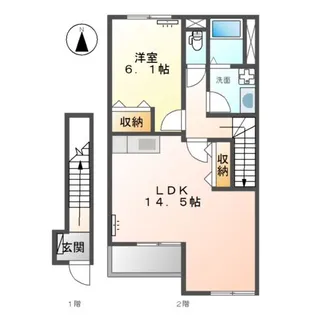 シケイン【2階】の間取り
