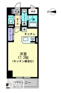 アルファレガロ中央町【0304号室】の間取り