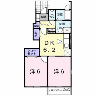 ボア・ソルテ A【1階】の間取り