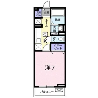 ハッピー・レモンA【1階】の間取り