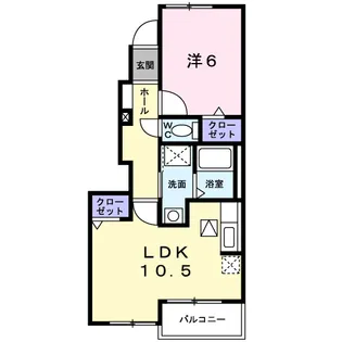 モーダ・パラッツォB【1階】の間取り