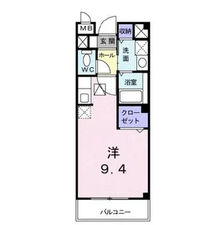 フローラB【1階】の間取り