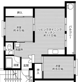 ビレッジハウス高知1号棟【3階】の外観