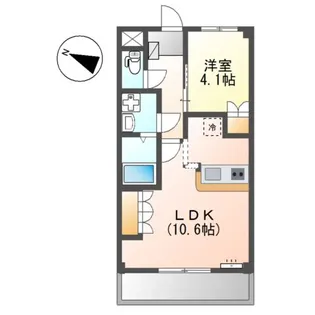 シャルマン・ラティール【1階】の間取り