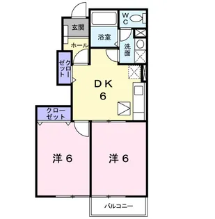 ラス・ティック 【1階】の間取り