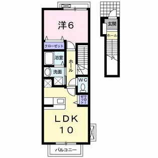 サンハウスⅢ【2階】の間取り