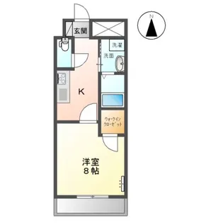ラッフィナート【1階】の間取り
