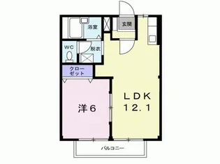 シティハイツ木村【2階】の間取り