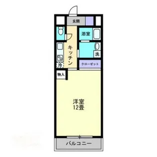 リベルテ太田【4階】の間取り