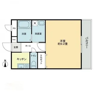 ガレージライフ高松東【2階】の間取り