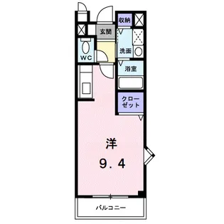 サニー・サイド3883 C【1階】の間取り
