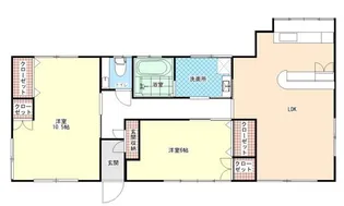 香川県高松市飯田町【一戸建】の間取り