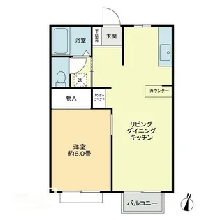 フォブールホロニックB【1階】の間取り