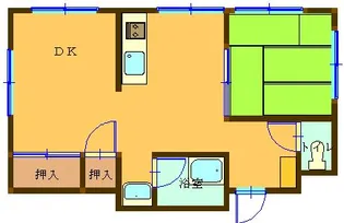 共栄桜町ビル【0302号室】の間取り
