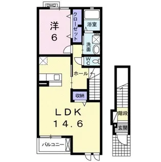 マウントビューオリーブ【2階】の間取り