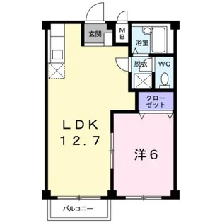 エルディム屋島【2階】の間取り