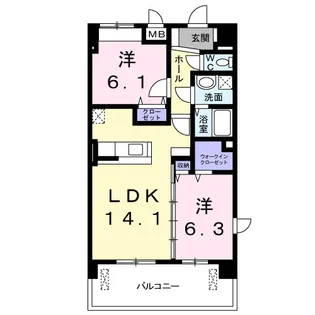 モア ドリーム【4階】の間取り