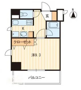 ソレアード古新町【9階】の間取り