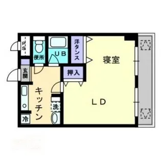アルカディア西内町【505号室】の間取り