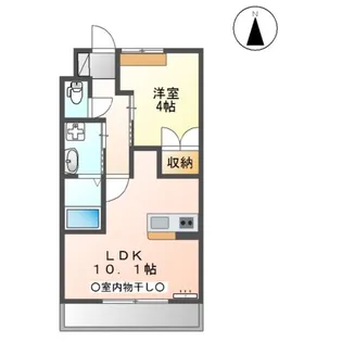アスター・ユーカムイ【2階】の間取り
