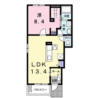 ドリーム館 悠悠【1階】の間取り