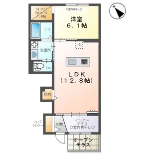 グランリヴィエールⅡ【1階】の間取り