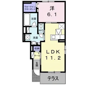 JadeHouse D【1階】の間取り