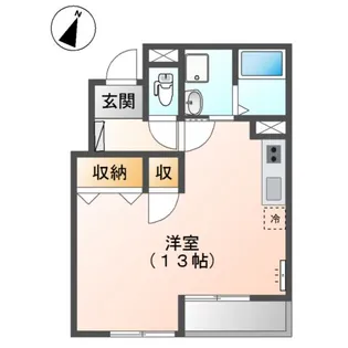 ルフラン【1階】の間取り