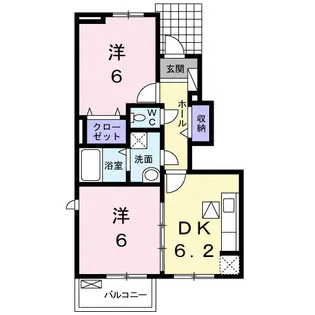 チェリ ブラッサムⅣ【1階】の間取り