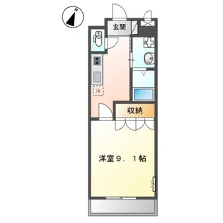 サンタクララ【1階】の間取り