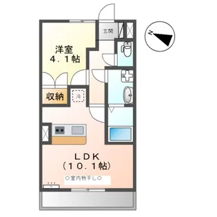 エスポワール【2階】の間取り