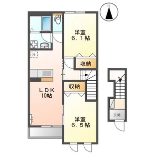 クルール【2階】の間取り