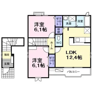ニューコスモス・Ⅱ【2階】の間取り