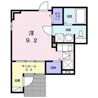 プリムローズ・ヒル【1階】の間取り