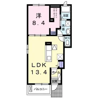 ルポゼ【1階】の間取り