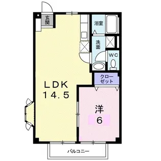 カーム小林【2階】の間取り