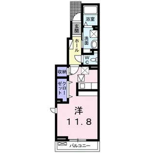 フィオーレ リン A【1階】の間取り