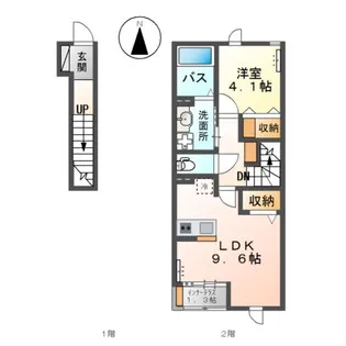 アヴァンセ太田【2階】の間取り