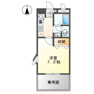 エスポア・タカスギ【1階】の間取り