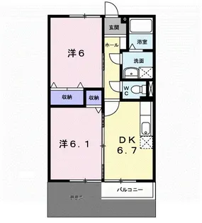 センチュリー21 B【1階】の間取り