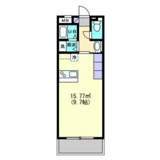 レジデンスM【103号室】の間取り