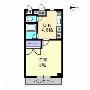 フォレスト林【310号室】の間取り