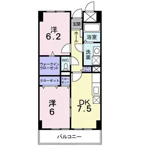 アメニティ屋島【5階】の間取り
