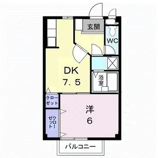 サンマルコ英【2階】の間取り