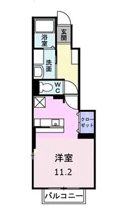 バレーフィールドⅡ【104号室】の間取り