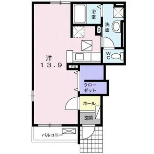 レジデンスK【1階】の間取り